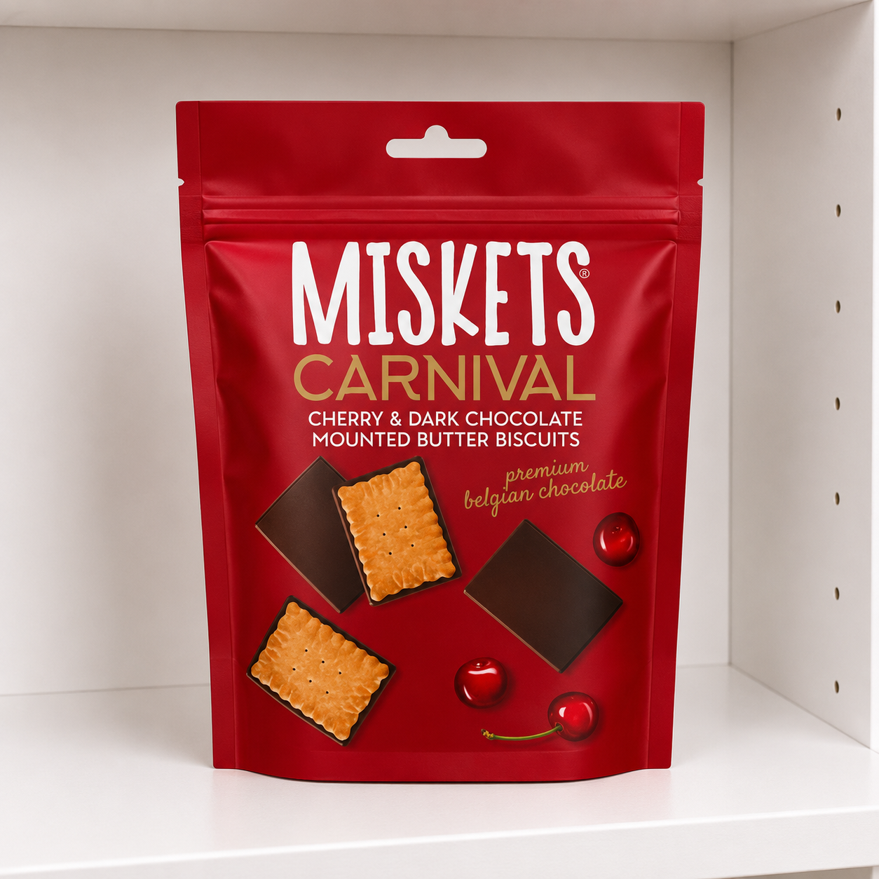 Miskets Cherry Mini Biscuits