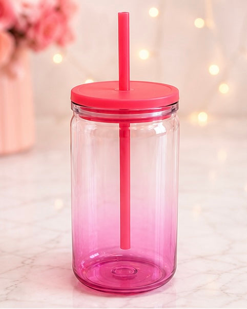 Ombre Can Style Cups - With Decal Wrap