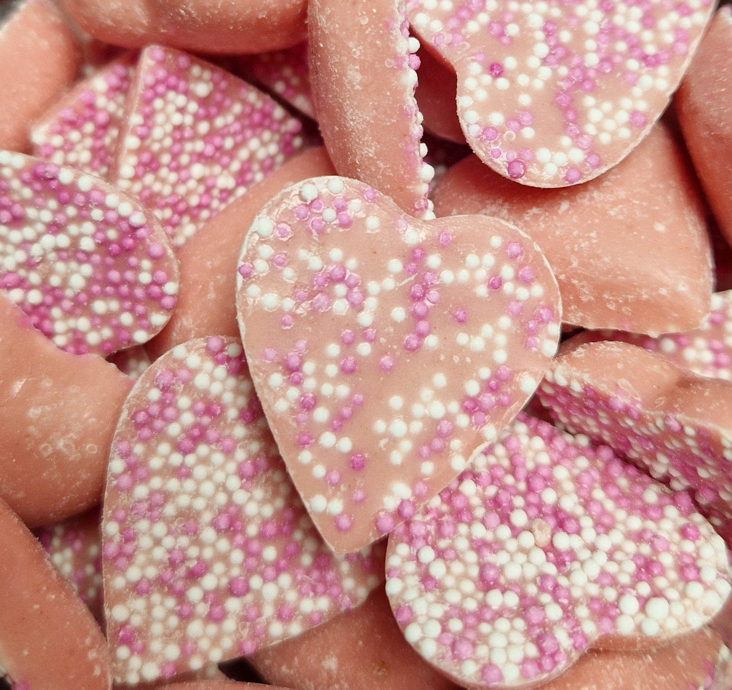 Pink Chocolate Hearts