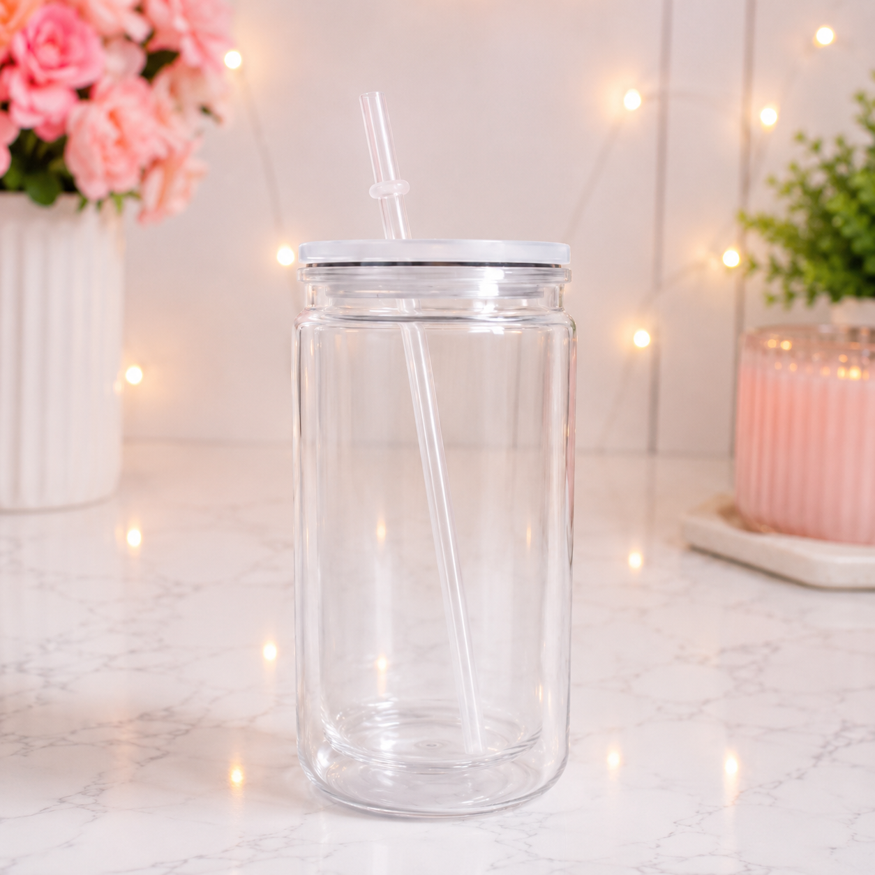 Snow Globe Cups - With Decal Wrap