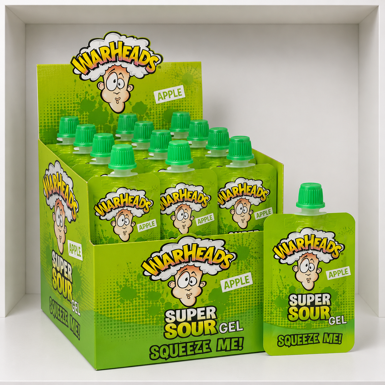 Warheads Super Sour Squeeze Me - Apple