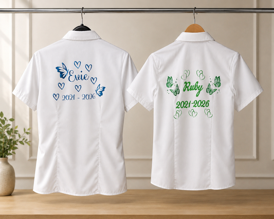 School leavers shirts - custom printed