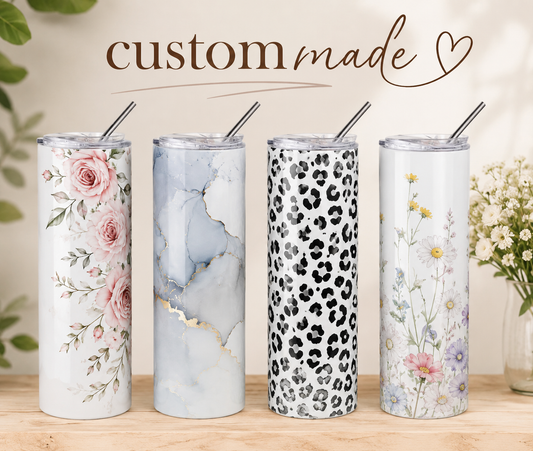 20oz Tumblers with straw