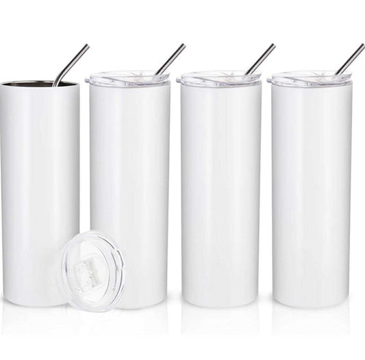 20oz Tumblers with straw and straw cleaner in box