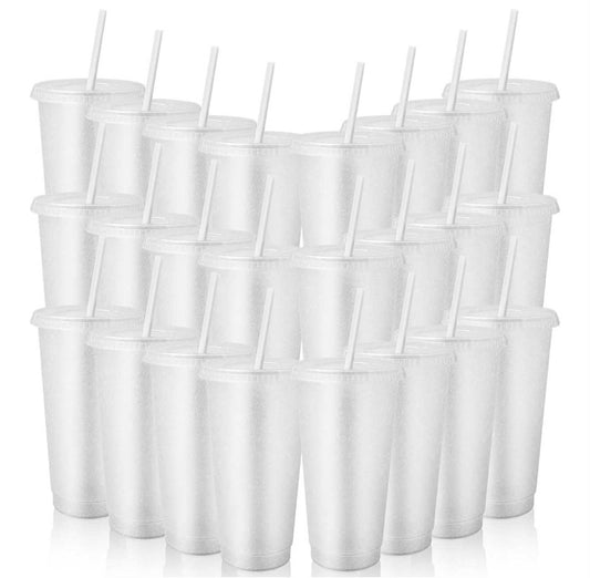 24oz Cold Cups personalized with permanent vinyl