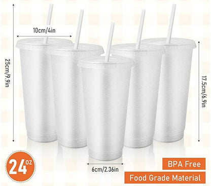 24oz Cold Cups personalized with permanent vinyl