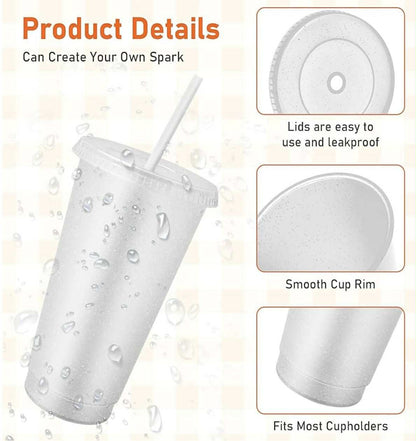 24oz Cold Cups personalized with permanent vinyl