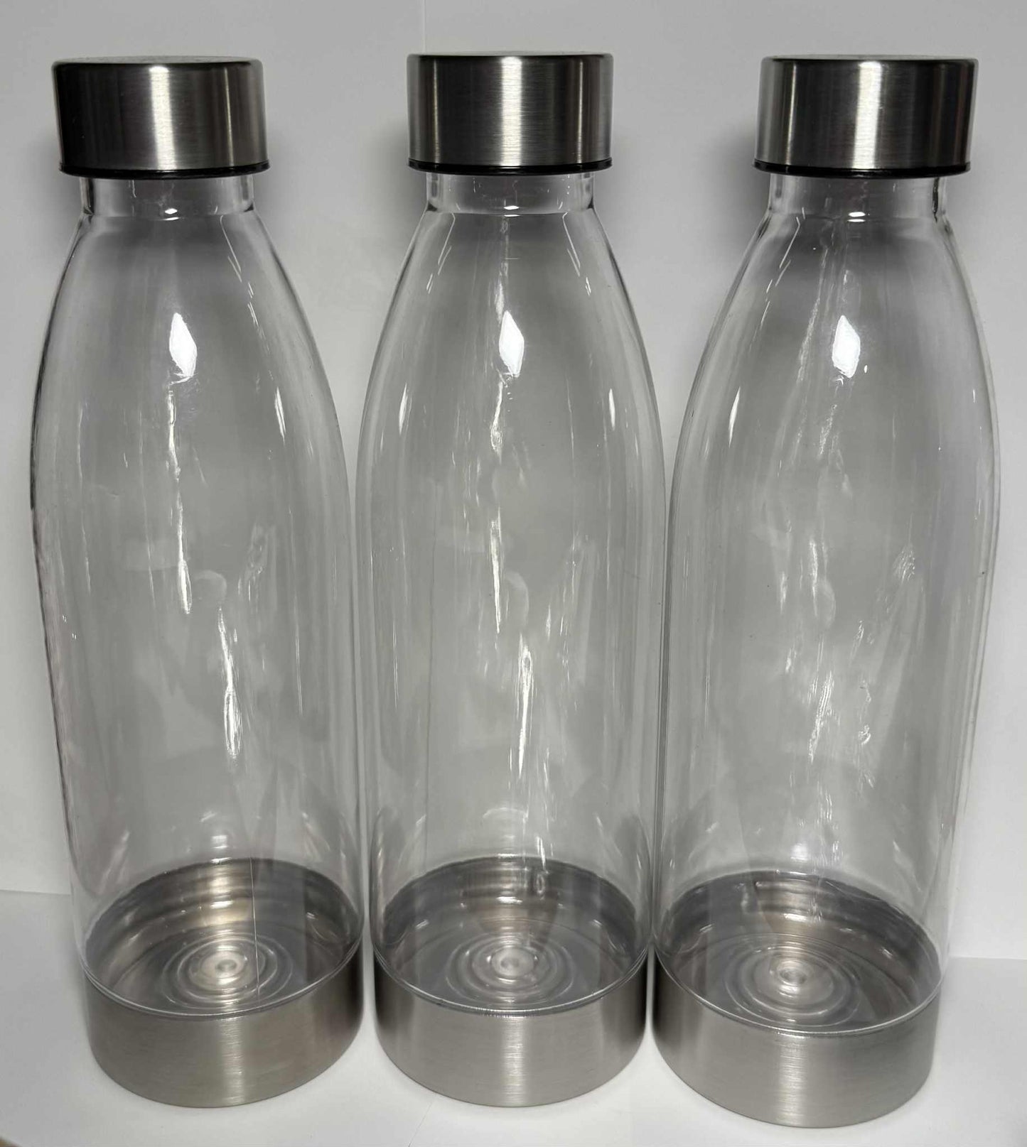 Clear Water Bottles Personalized with Permanent Vinyl