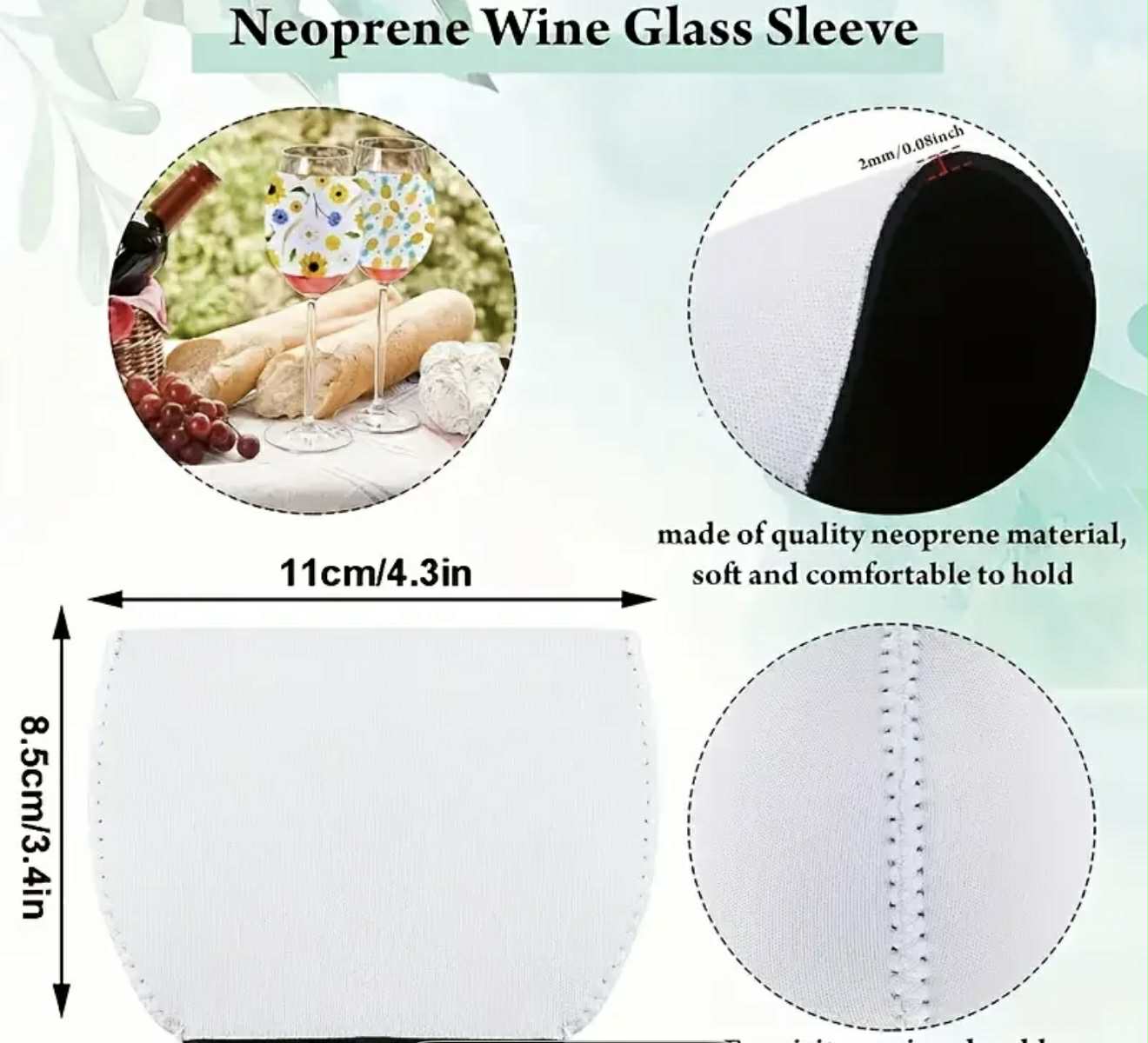 wine glass sleeve