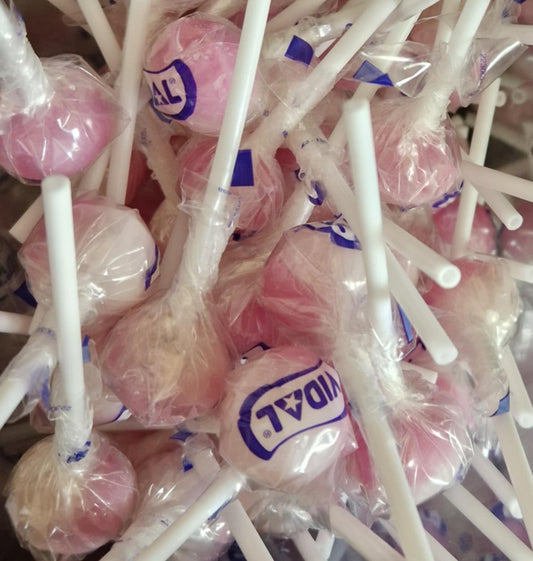 Vidal Strawberry & Cream Lollipops