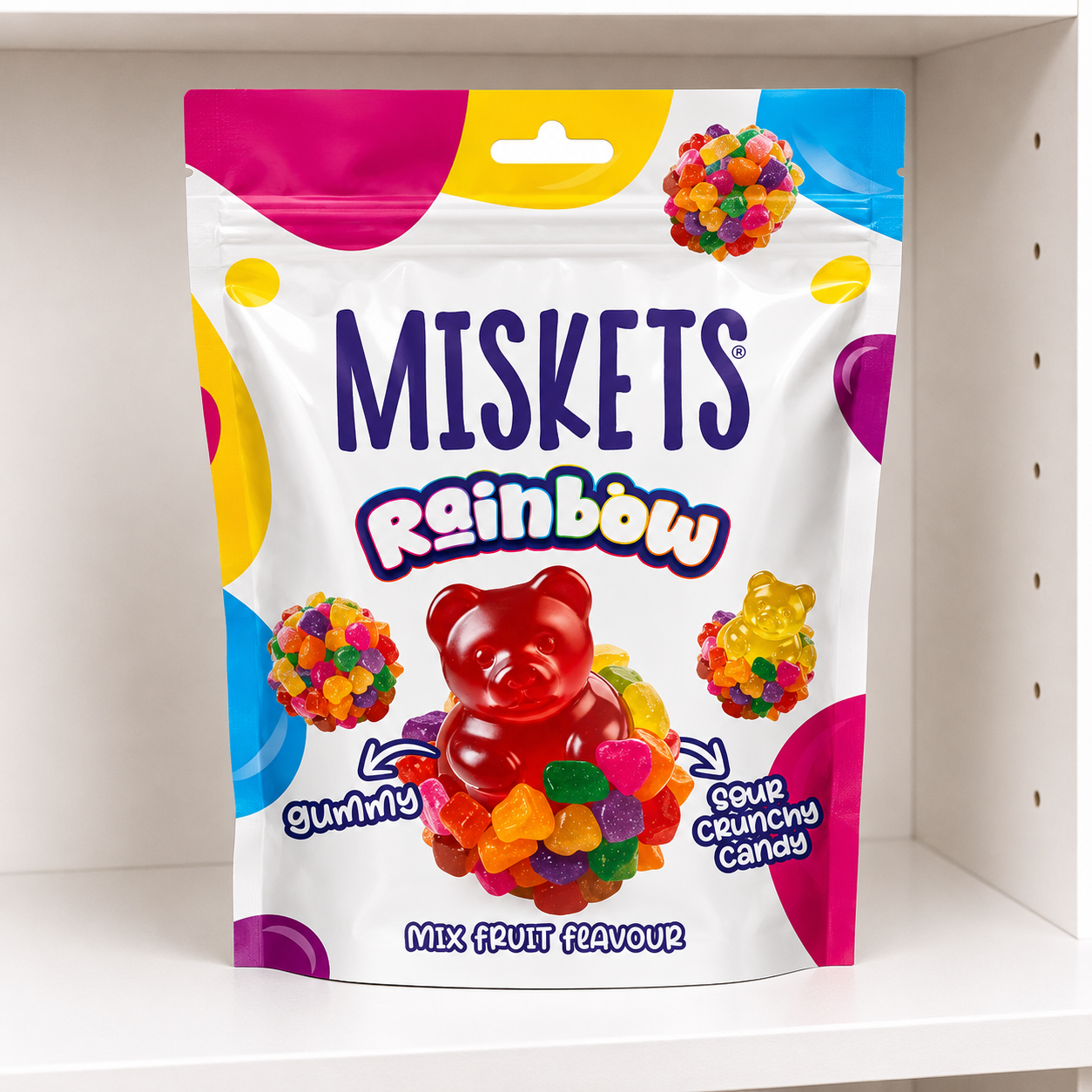 Miskets Rainbow Cluster Teddy