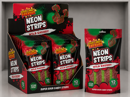 Wild Cherry Neon Belts