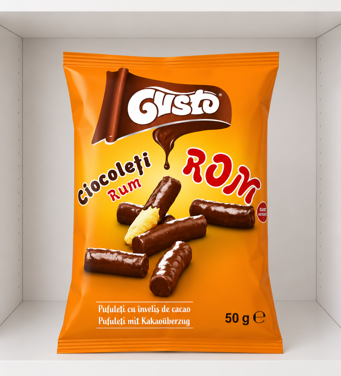 Gusto Chocolate Rum Puffs