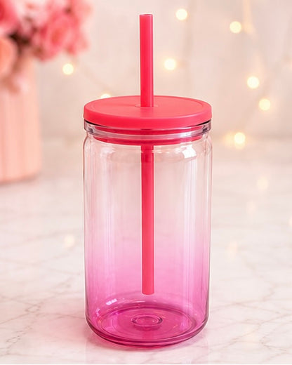 Ombre Can Style Cups - With Decal Wrap
