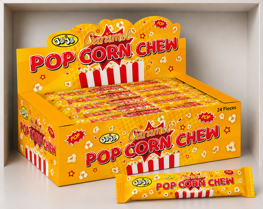 Popcorn Chew Bars
