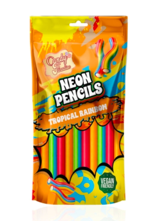 Tropical Rainbow Neon Pencils
