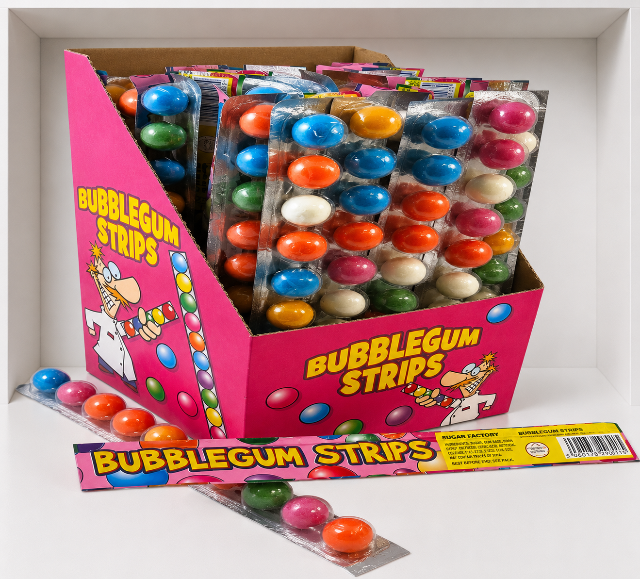 Bubble Gum Strips