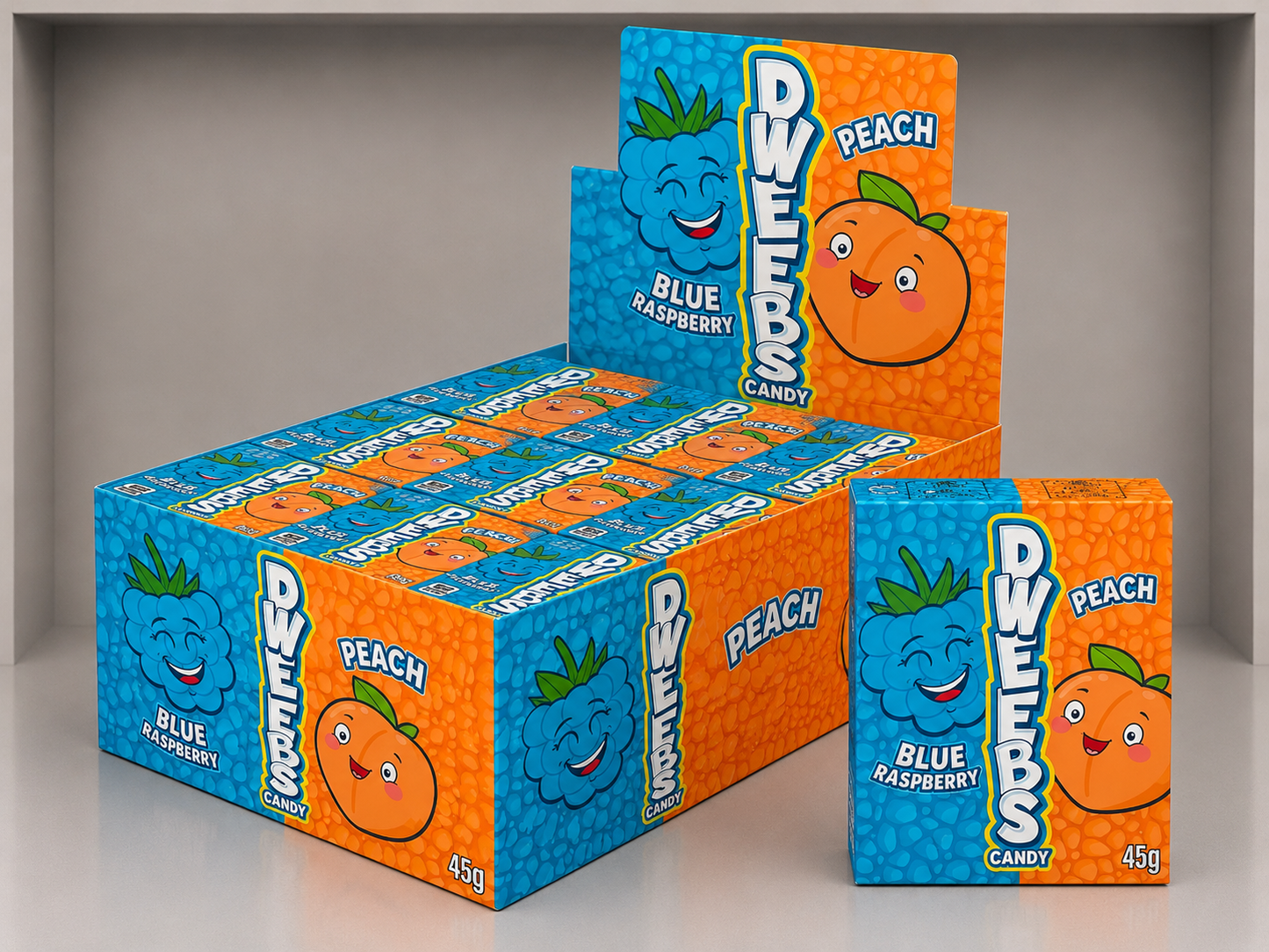 Dweebs Peach & Blue Raspberry