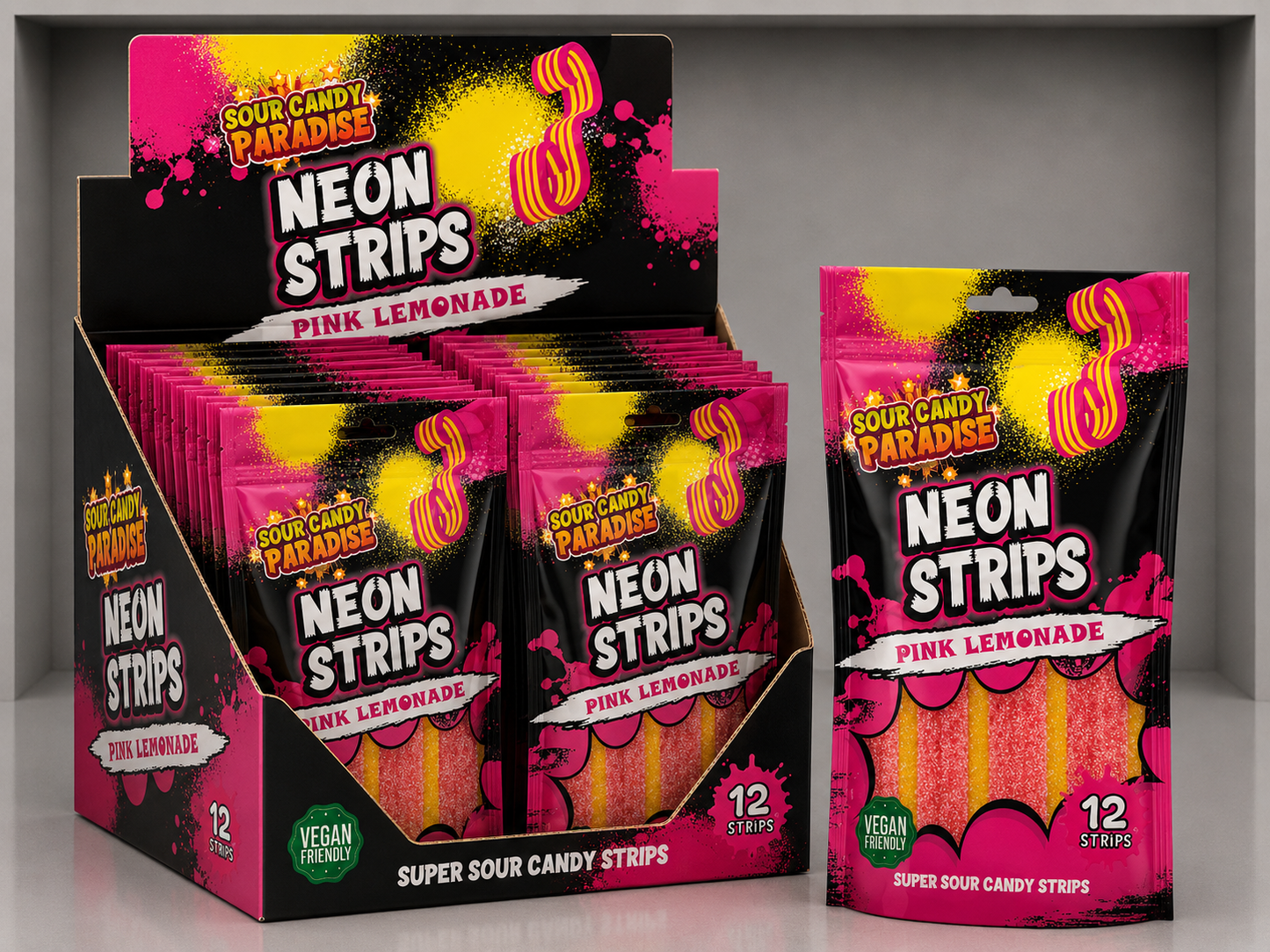 Pink Lemonade Neon Belts