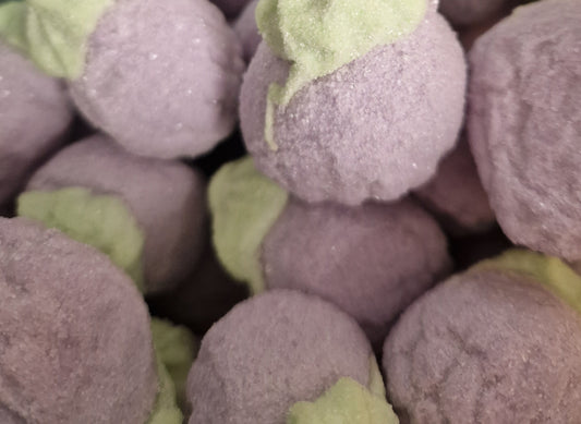 Jelly filled blackberry mallows