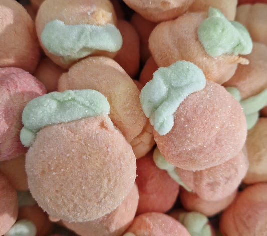 Jelly filled peach mallows