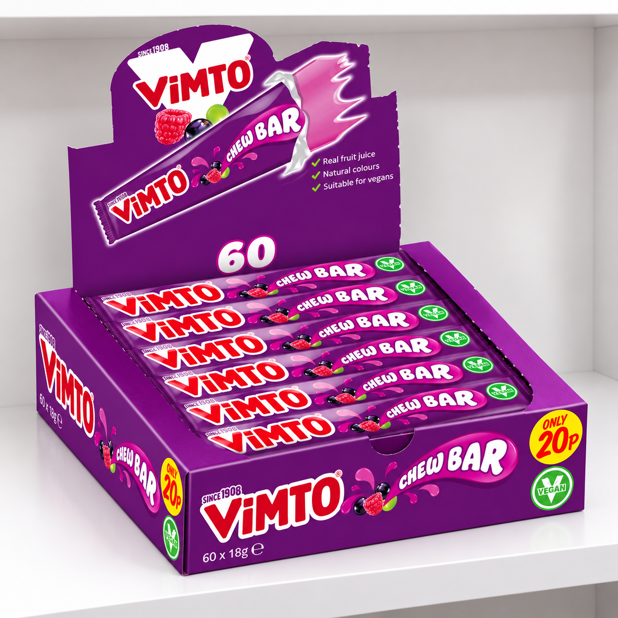 Vimto Chew Bars
