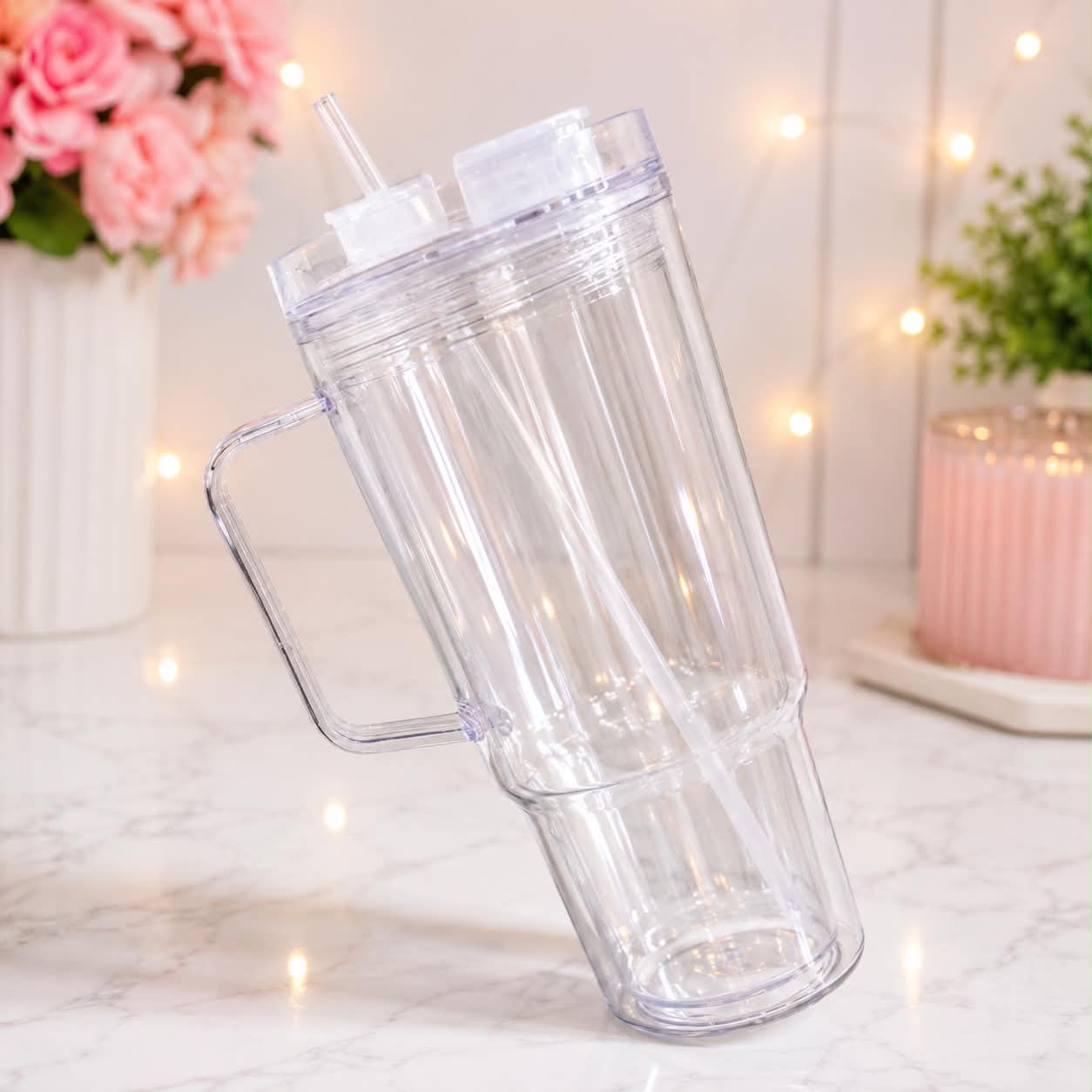 Snow Globe Cups - With Decal Wrap