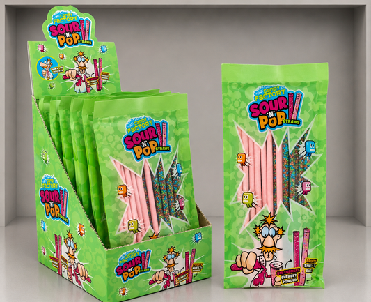 Sour & Pop Straws