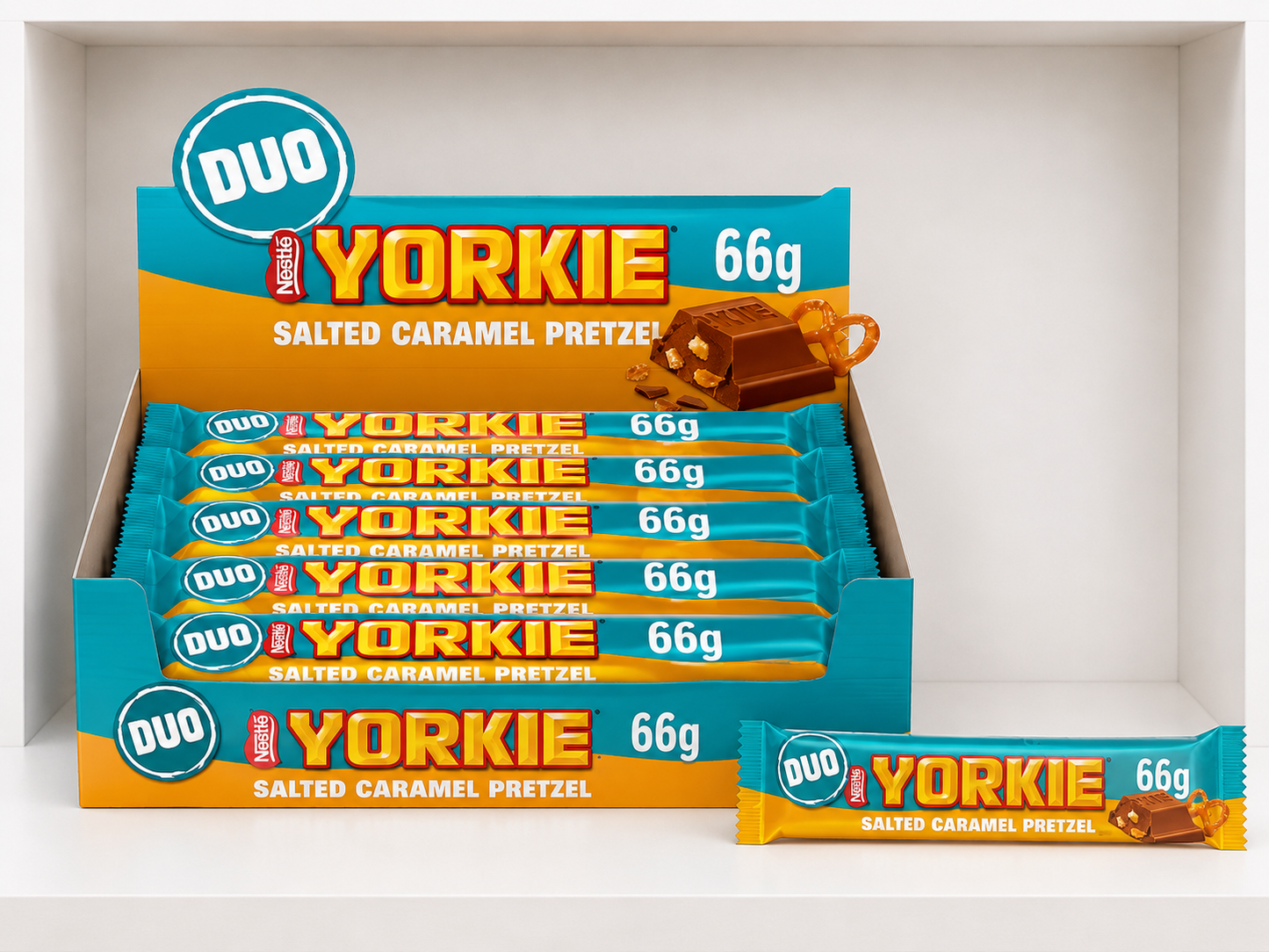 Yorkie Salted Caramel Pretzel